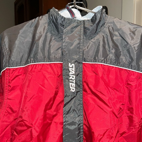 Vintage STARTER Nylon Tracksuit Zip Up Jacket Matching Track Jogger Bottoms Set - Picture 2 of 11